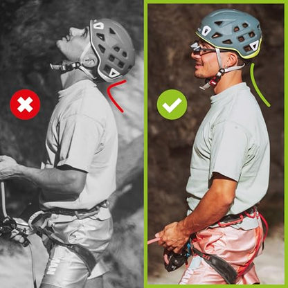 YY Vertical Belay Glasses for Rock Climbing – Upward Vision Prisms for Safe Belaying – Anti Neck Strain – Not for Reading - style: Plasfun First
