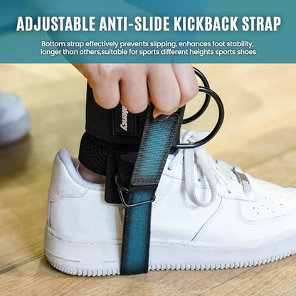 Ankle Straps for Cable Machine Woman, Balency Kickback Ankle Strap | Balency Padded Cable Ankle Attachment for Gym, Ankle Cuff, Kickback Ankle Strap for Glute Workout, Leg Extensions