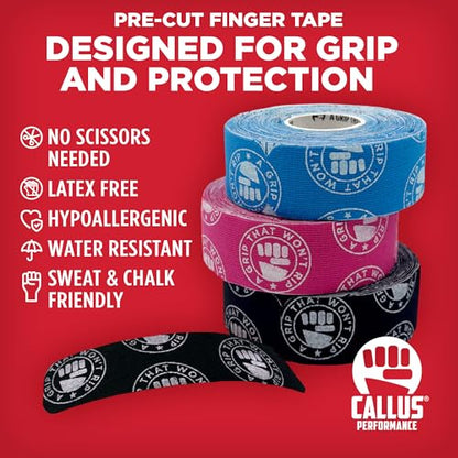 6 Rolls of Pre-Cut Athletic Tape - Protect Your Fingers & Your Thumb