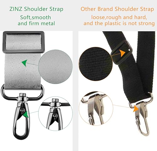 ZINZ Shoulder Strap 58" Ultra-Thick Fixed Padded and Adjustable Buckles Crossbody Strap for Briefcase Laptop Bag Luggage - color: Butterfly