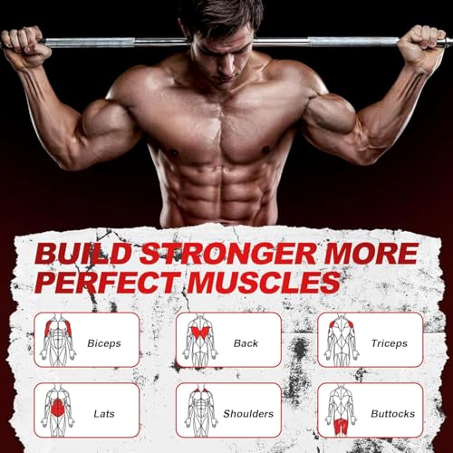 AHTAPFON Weight Stack Pin with 1 x Spring Collar,Weight Extender Pin,Fits Add 2" Weight Plates for Cable Machine,Fitness Equipment for Home Gym - size: 8×80mm-150mm-Rod