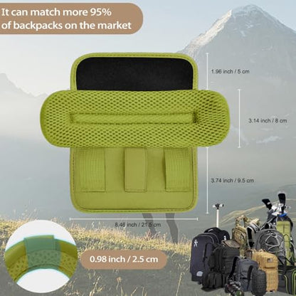 ZINMARK 2-Pack Shoulder Pad Ultra-Thick Tactical Vest Cushion for Laptop Bags, Messenger Bags, Briefcase Bags, Luggage Bags, Tool Bags, Travel Bags and Most Bags, Army Green - color: Army Green