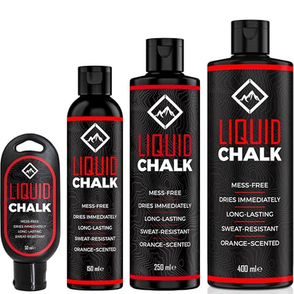 SURVIVOR Liquid Chalk for Rock Climbing, Weight Lifting, Gymnastics - Liquid Grip for Workout Training - Climbing Chalk & Lifting Chalk for Weightlifting - Liquid Gym Chalk - size: 250ML