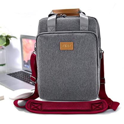 ZINZ Shoulder Strap 58" Ultra-Thick Fixed Padded and Adjustable Buckles Crossbody Strap for Briefcase Laptop Bag Luggage - color: Red