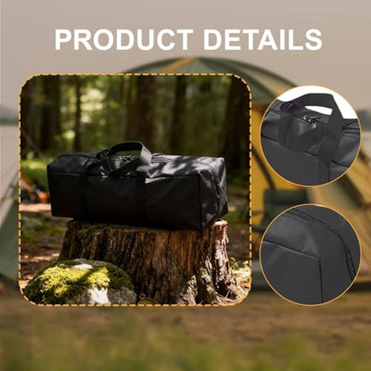 Tent Poles Bag Camping Equipment Organizer Support Pole Storage Foldable Oxford Cloth Waterproof Tote Suitable for Camping Trekking Hiking Climbing Tr - size: 60x25x25cm