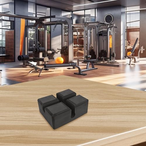 Wear Resistant EVA Press Brick Block Mat For Fitness Strength Training Cushion Support Black 18X14.4x8cm Compact