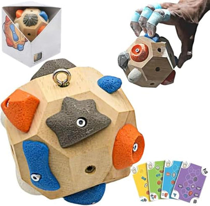 Handmade climbing hold - 3D climbing training balls designed to enhance strength and precision, finger training tools for climbers, mountaineering gifts for climbing challenges