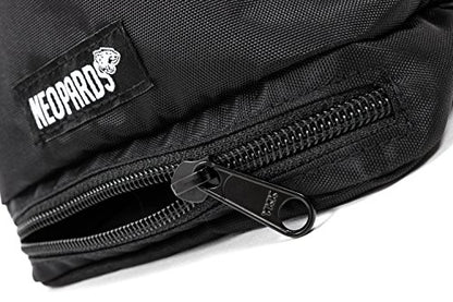 Drawstring Chalk Bag | Highend Rock Climbing Chalk Bag for Bouldering, Weightlifting, Gymnastics | Chalk Pouch with Waist Belt and Zippered Bottom Pocket To Securely Hold iPhone and Valuables