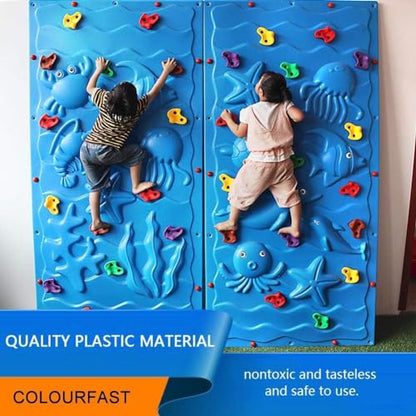 JEOZBM 20 Rock Climbing Holds, Rock Wall Climbing Kit with with Mounting Hardware, Plastic Kids Wall Rock Climbing Stone, Children's Sports Equipment Rock