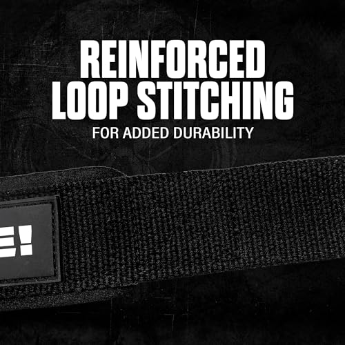JNX Sports The Curse! Lifting Straps | 23″ Neoprene Wrist Support Weightlifting & Powerlifting Straps for Deadlifts, Rows & Gym Workouts