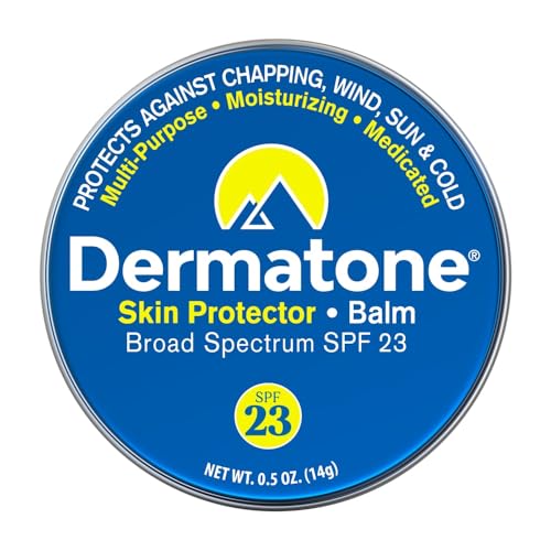 Dermatone Skin Protector Balm | Sun, Wind, Cold, Chapping & Frostbite Protection | Face and Lip Balm SPF23 | Moisturize & Repair Dry Skin | Barrier Cream | 0.5oz - size: 0.5 Ounce (Pack of 1)