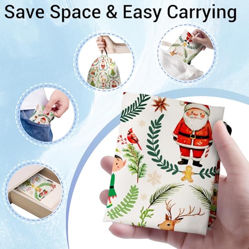Gymnastics Grip Bag Lightweight Small Drawstring Grip Bags for Gymnasts - color: Christmas Gift-green