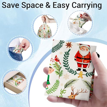 Gymnastics Grip Bag Lightweight Small Drawstring Grip Bags for Gymnasts - color: Christmas Gift-green