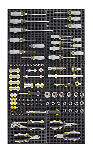 Metal Hanging Hooks 4.33 inch / 110 mm 10 Pcs - Accessory for Organizer Genie Pegboards to Organize Tools - style: Metal Hooks 4.33 inch / 110 mm - 10 pieces per pouch