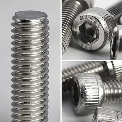 M5 x 20/25/30/35/40mm Socket Head Cap Screws M5 Bolts Stainless Steel 304 Metric Machine Hex Socket Screw, 50PCS - size: M5 x 20/25/30/35/40mm