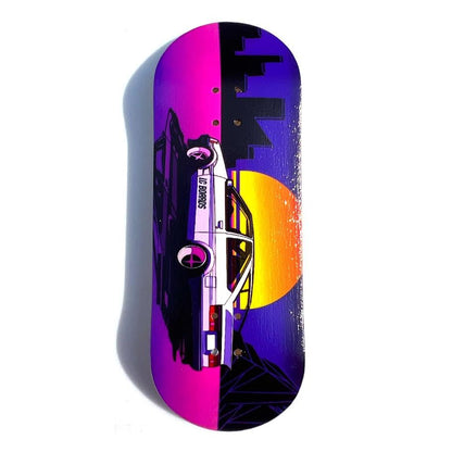 Generic LC Boards Fingerboard 98X34 Complete '86 Graphic Foam Grip Tape, Silver