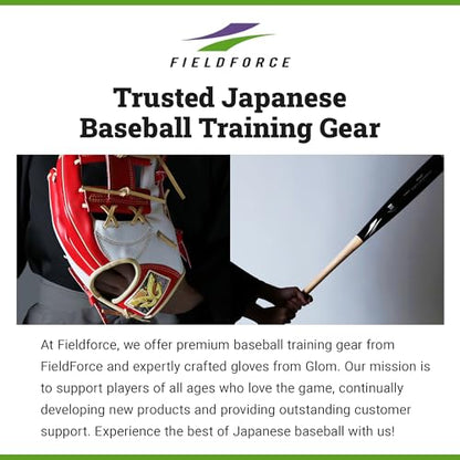 FIELDFORCE Inside-Out Bat Baseball Swing Trainer Baseball Training Aid | Baseball training equipment that improves swing path, hitting mechanics, and bat control with instant feedback