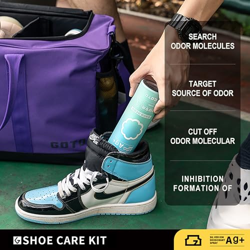 GOTO Shoe Deodorizer Spray 10Fl oz, Shoe Odor Elimination, Fit for Shoes, Sneakers, Boots, Suede and Nubuck (Mint Scent)