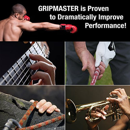 Prohands Gripmaster Hand Exerciser, Finger Exerciser (Hand Grip Strengthener), Spring-Loaded, Finger-Piston System, Isolate & Exercise Each Finger - color: Green, Yellow, Blue, Red, Black - Gripmaster, size: Set of Five (XX-Light/X-Light/Light/Medium/Heav