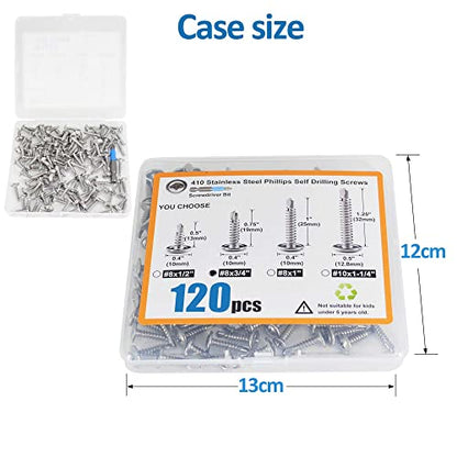 Sheet Metal Screws，Truss #8x3/4‘’（120） | Metal Fastener - color: Truss #8x3/4‘’（120）