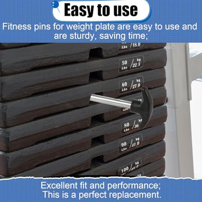 NQEUEPN Weight Stack Pin Locking Space Universal Selector Loading Pin for Home Gym Exercise Machine Accessories - size: 4.4 "