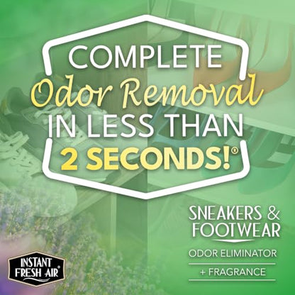 Shoe Deodorizer & Foot Odor Elimination Spray - Instant Shoe Smell Remover for Sneakers, Cleats, Boots, All Footwear, Gym Bags & Sports Equipment - Fresh Lavender Scent - 4 fl oz.