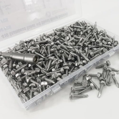 Sheet Metal Screws，Hex #8x3/4‘’（390） | Metal Fastener - color: Hex #8x3/4‘’（390）