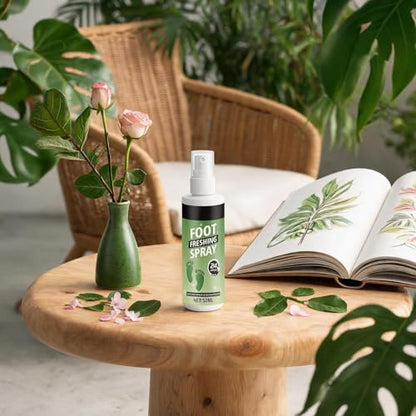 Shoe Spray Deodorizer 60ml Powerful Long-Lasting Elimination | Shoe Refresher Spray for Leather Boots Footwear Tennis Hockey Closet Home Sneaker