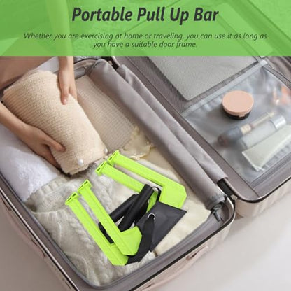 Portable Pull Up Bar For Doorway, Home Gym Equipment, Travel Pull Up Bar, 220lbs Weight Capacity, Chin-Up Core Training