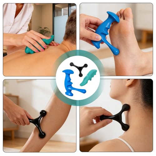 Trigger Point Massage Tool Thumb Saver Massage Tool | Ergonomic self massage tool designed for targeted trigger point therapy and deep tissue myofascial release.