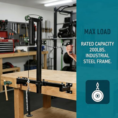Arm Wrestling Training Equipment, Wrist Exerciser Strength Develop Machine with Handle for Forearm Wrist Biceps Triceps Workout at Home or Gym
