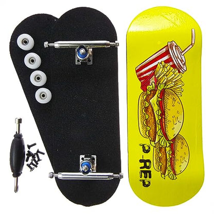 P-REP V2 Performance Complete Wooden Fingerboard 34mm - Cheeseburger Cheeseburger - color: Cheeseburger Cheeseburger