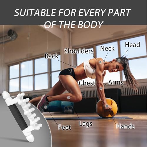 Fascia Massage Tool Blaster for Cellulite - Trigger Points - Muscle Relaxation,Handheld Myofascial Release Tool for Every Part of The Body - color: Black