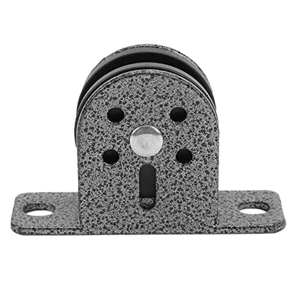 Smooth Sliding, high Strength DIY Solid Single Wheel Pulley Block with 300kg Load for Home Fitness Cable Machine Build, Portable Stainless Steel and Nylon Pulley Design,