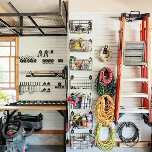 HOME MASTER HARDWARE Heavy Duty 11" Jumbo Garage Wall Hooks 4 Pack – 45 LB Kayak Storage Rack, Wall Mount for Canoe, Bicycle, Ladder & Large Gear - size: 15 in