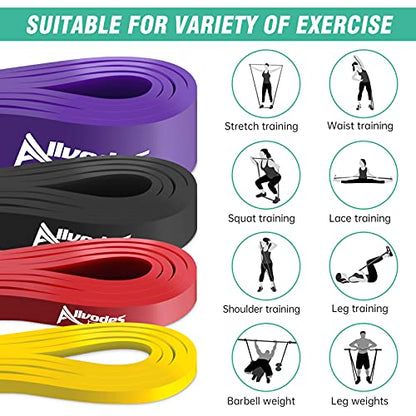Pull up Bands, Pull Up Assistance Bands, Resistance Bands Set, Exercise Bands, Workout for Resistance Training, Physical Therapy, Home Workouts Bands