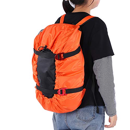 Haofy Climbing Bag Rock Climbing, Tarp, Rock Climbing Rope Kit Bag Folding Shoulder Strap For Outdoor Camping Hiking (Orange)