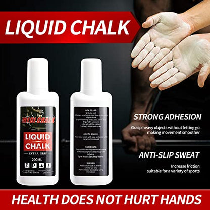 Liquid Chalk, Sports Chalk, Hand Grip Chalk,Weightlifting Chalk,Gym Chalk,Work Out Chalk for Cross Training, Powerlifting,Pole Dance - style: 100ML