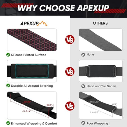 Weight Lifting Straps for Weightlifting, Lifting Wrist Straps Gym, Deadlift Strap, Anti Slip Silicone Weightlifting Strap Men Women Powerlifting, Strength Training - color: Black, size: 1 Pair