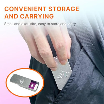 10 Pack Silver Fiber Dedales Gamer Anti Slip Sweat Proof Gaming Finger Sleeves Cots Mobile Phone Gloves Guantes para Durable Thumb Covers for Pubg (Rose Red10-Pack + Storage Box) - color: Rose Red10-Pack + Storage Box
