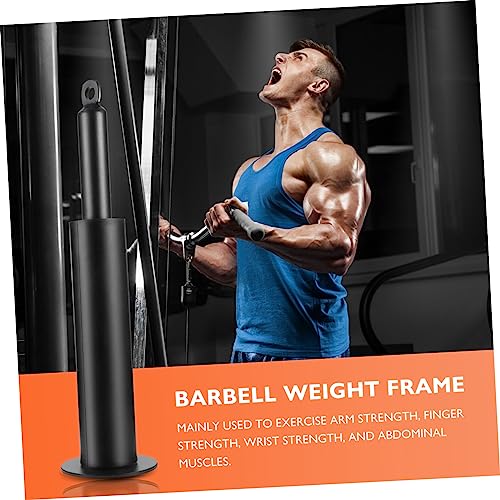 KESYOO Weight-Bearing Dumbbell Bracket Loading Pin Steel Barbell Weight Stand for Fitness Equipment Adjustable Load Tray for Home Gym