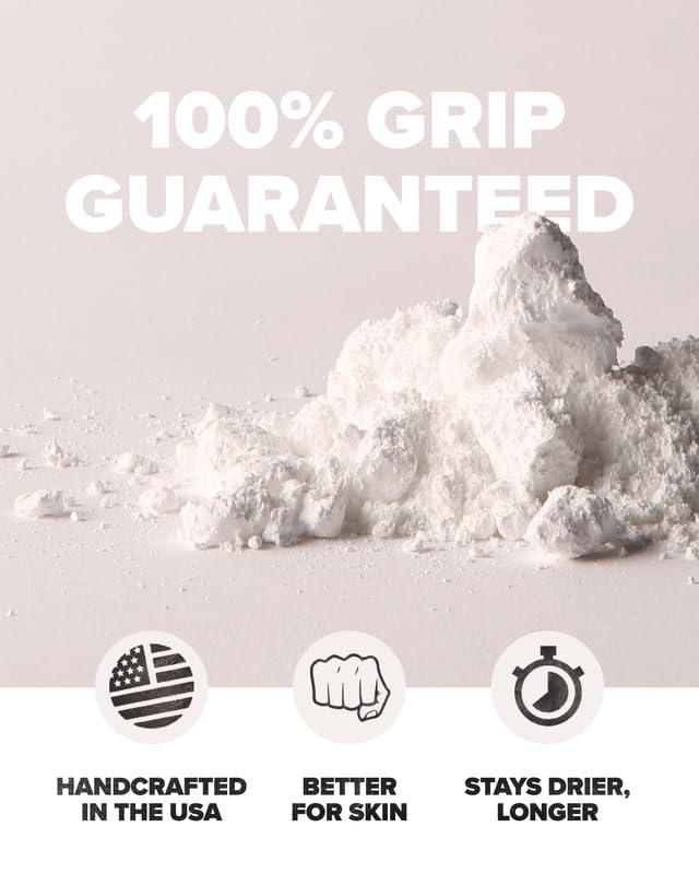 Friction Labs Premium Loose Climbing Chalk - High-Performance Hand Chalk with Superior Grip for Bouldering, Climbing, Weightlifting & More - Long Lasting & Skin Friendly Powdered Chalk - size: 2.5 oz/70.8 g - Loose Chalk, style: Super Chunky Texture - Bam