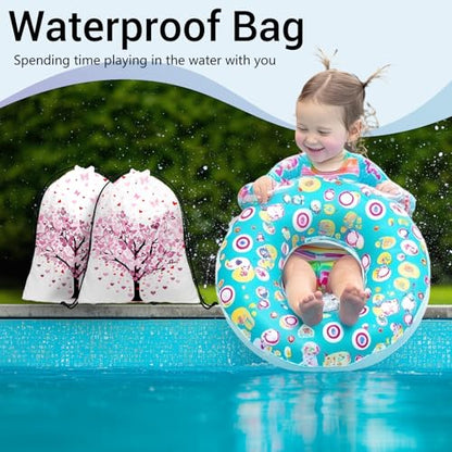 Gymnastics Grip Bag Tree Heart Gym String Storage Pouch Butterfly Pattern Small Bag - color: Butterfly Heart Pink