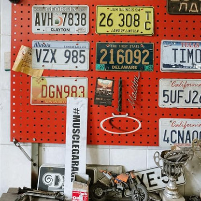 2pcs Pegboard Hooks Heavy Duty Wall Organizer for Garage Workshop Laundry Craft Storage Tool Hanging Board