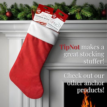 Tree Stand Anchor, No-Drill, Anti-Tip, Adhesive Safety Straps - Just Peel & Stick to Childproof and Babyproof Your Home 4-Pack - size: Tree Anchor