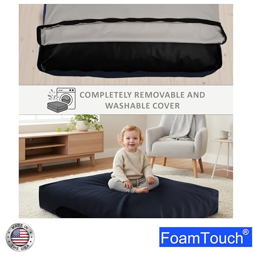 FoamTouch Variety Crash Pads with Foam Blocks for Kids and Adults - Therapeutic Sensory Pad with Cover - size: 36" by 36"