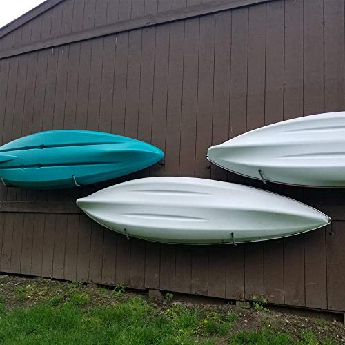 Kayak Storage Racks, Wall Mount Garage Storage Hooks for Kayaks, SUP, Paddle Boards and Surfboards, Heavy Duty Hangers - size: 15.5in-4 Pack