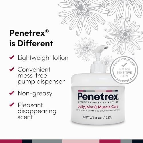 Penetrex Joint & Muscle Care Lotion – Soothing Botanical Formula with Arnica, Vitamin B6 & MSM – Lightweight Easy to Apply Lotion - Fresh Disappearing Scent - for Everyday Movement Support - size: 8 Ounce Pump