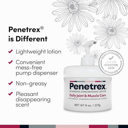 Penetrex Joint & Muscle Care Lotion – Soothing Botanical Formula with Arnica, Vitamin B6 & MSM – Lightweight Easy to Apply Lotion - Fresh Disappearing Scent - for Everyday Movement Support - size: 8 Ounce Pump