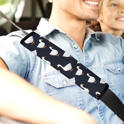 1 Pair Cute Animal Goose Seat Belt Shoulder Pad Soft Padded Seat Belt Cushion for Adult Use, Stroller Pushchair High Chair, Pressure Relief - color: Pattern 666